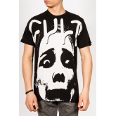 Koszulka Cult Face Logo Black / White